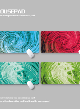 水墨深海漩涡个性设计鼠标垫超大高颜值防水滑GM SENKAI Deskmats