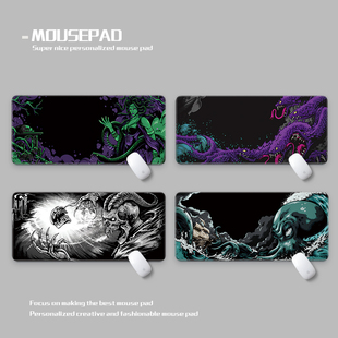 哥特式神话级刻耳柏洛斯鼠标垫超大防水 Mythic Cerberus Deskmat