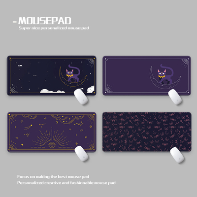 银河女神露娜鼠标垫超大加厚锁边防水耐脏 Milkyway Luna Deskmat