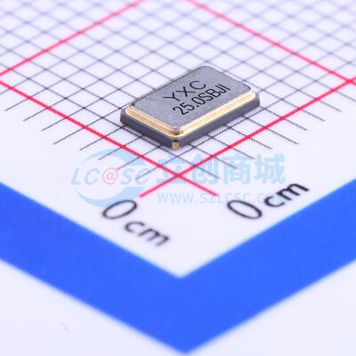 无源晶振 X503225MSB4SI SMD5032-4P 25MHz ±10ppm 20pF 原装