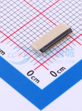 连接器 HC-FPC-03-09-25RLTAG SMD,P=0.3mm,卧贴 翻盖式 25P 下接