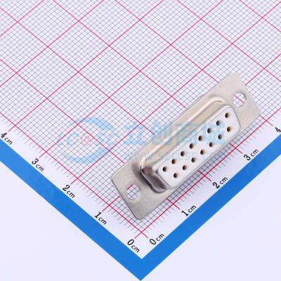 D-Sub/VGA连接器 D-SUB-15F-BJQJ 插件 15P 原装 电子元器件配单