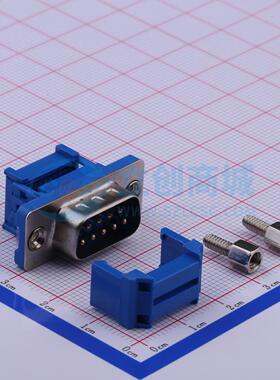 D-Sub/VGA连接器 D-DML009PM-L000 - 公 9P 原装 电子元器件配单