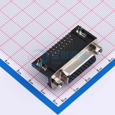D-Sub/VGA连接器 D-SUB-HDR-26PCM-BB 弯插 母 26P 电子元器件