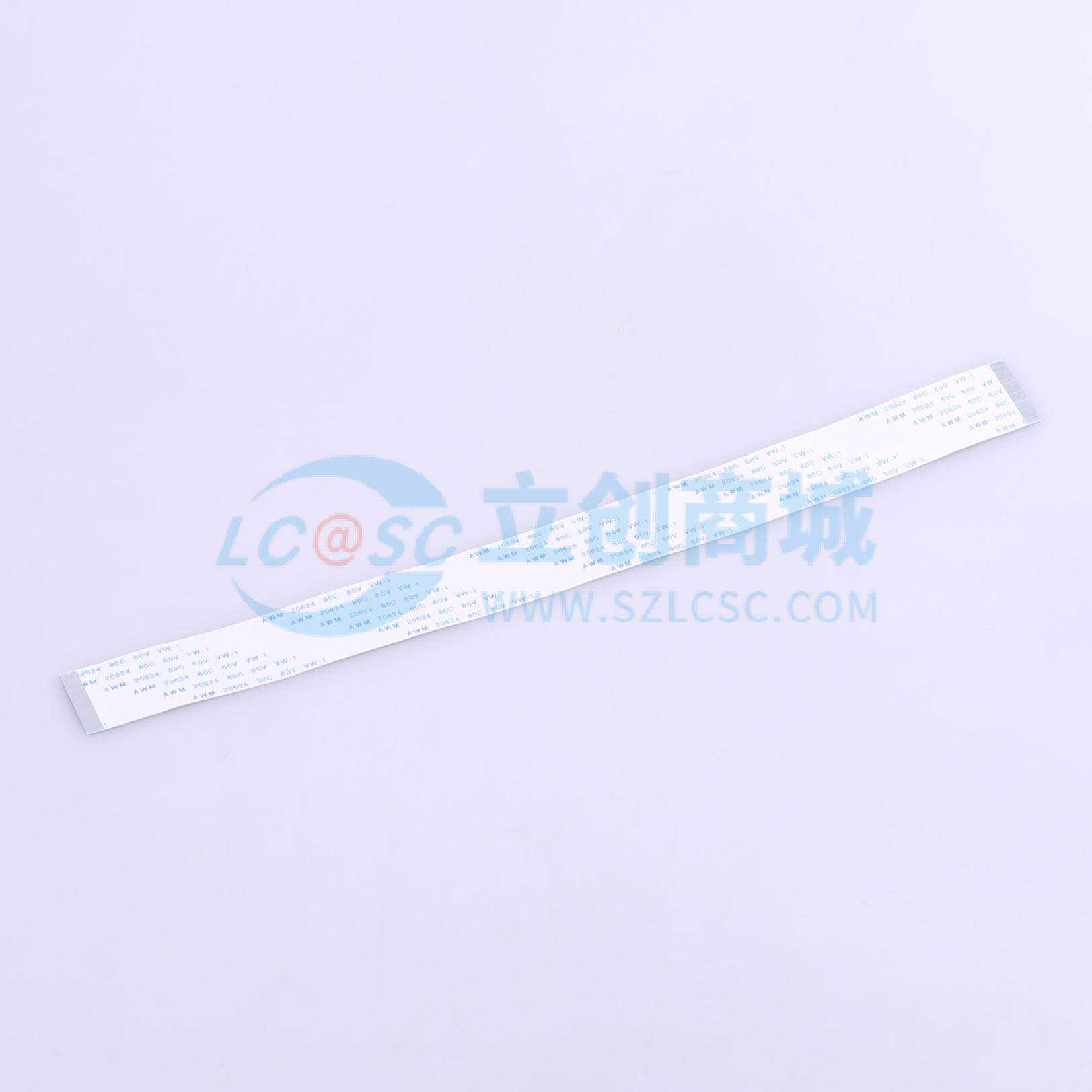 FFC连接线 JS05A-40P-250-4-8 P=0.5mm 40P 0.3mm 同向