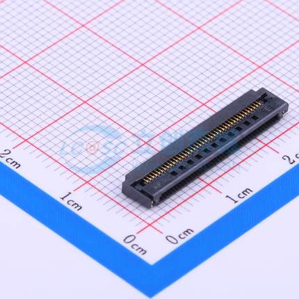 连接器 THD05175-40CL-GF SMD,P=0.5mm,卧贴 翻盖式 40P 下接