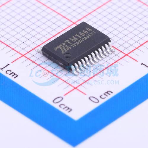 数码管驱动 TM1668 SSOP-24-208mil 原装正品 电子元器件配单