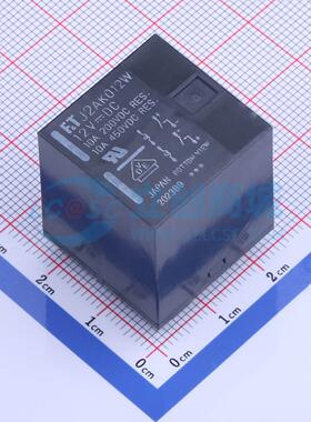 功率继电器 FTR-J2AK012W 插件,23x24mm 原装正品 电子元器件配单