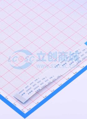 FFC连接线 12P 间距1.0mm 长10CM 反向 P=1mm 12P 0.303mm 反向