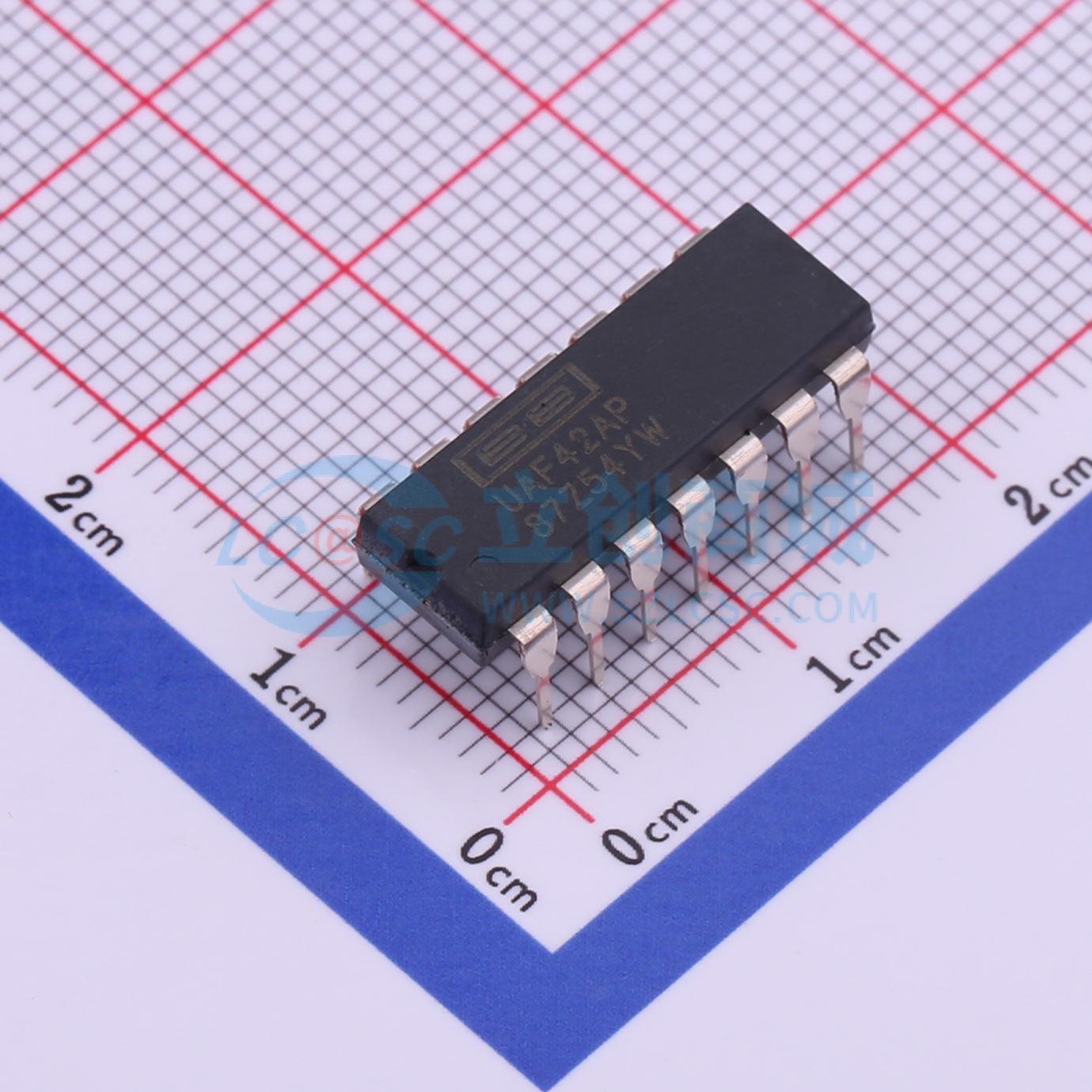有源滤波器 UAF42AP PDIP-14 原装正品 电子元器件配单