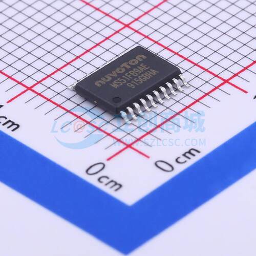单片机(MCU/MPU/SOC) MS51FB9AE TSSOP-20 原装 电子元器件配单