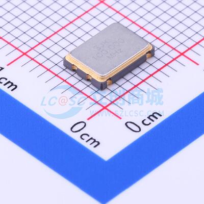 有源晶振 6N100000G33YC SMD7050-4P 100MHz 原装 电子元器件配单