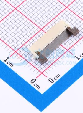 连接器 FH12A-20S-0.5SH(55) SMD,P=0.5mm,卧贴 翻盖式 20P 上接