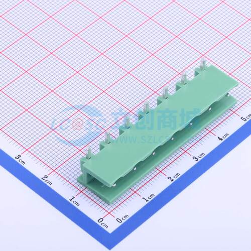 插拔式接线端子 KF2EDGR-7.5-7P 弯插,P=7.5mm 板端/插座-开口 1x