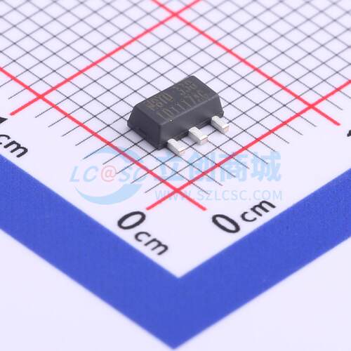 线性稳压器(LDO) LD1117AG-33-AB3-B-R SOT-89-3 电子元器件配单