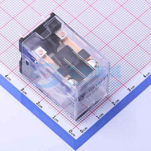 功率继电器 HF18FF/024-2Z23 插件,21.5x28mm 8 24V 电子元器件