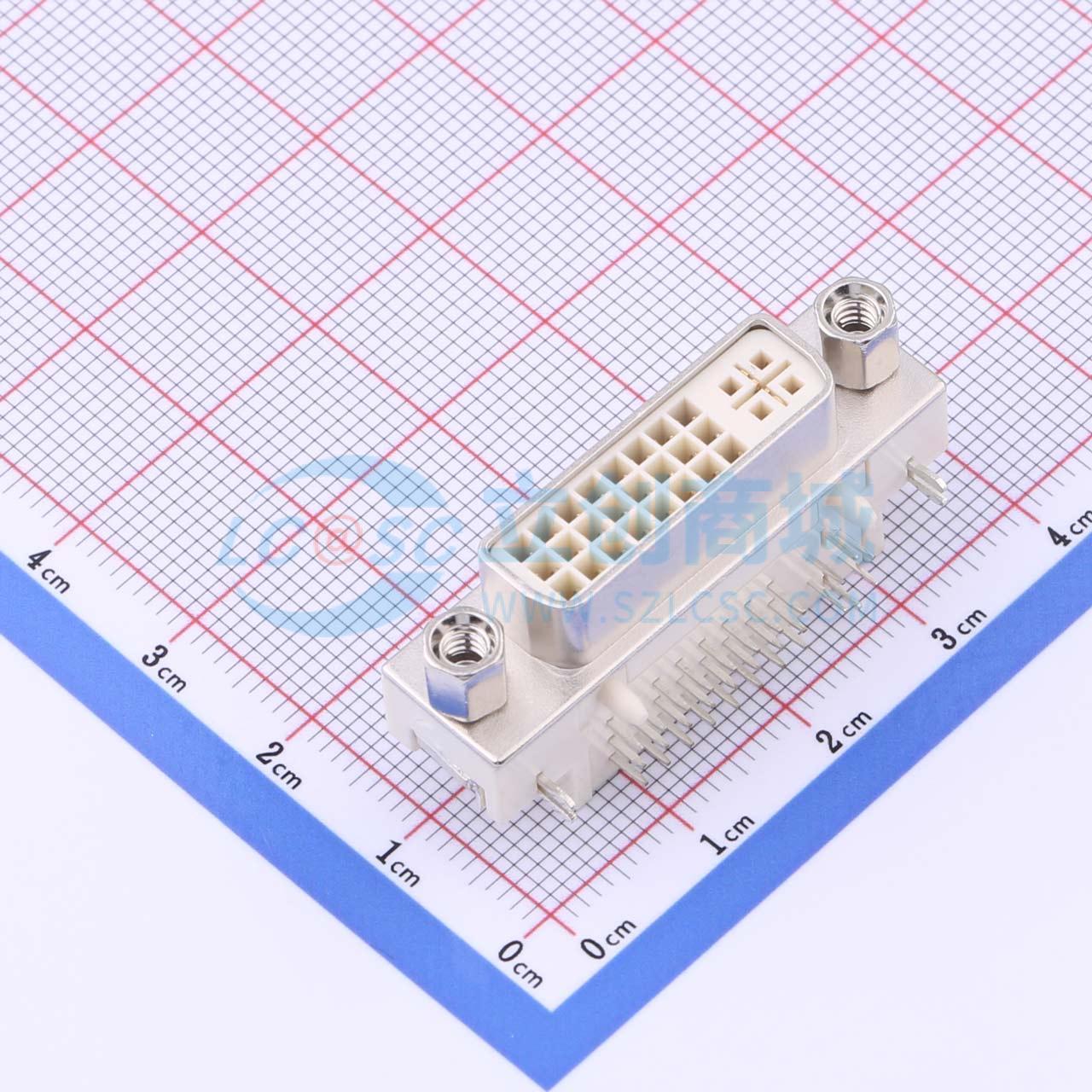 D-Sub/VGA连接器 D-DVI0R24P-F000 插件 原装正品 电子元器件配单