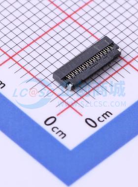 连接器 HC-FPC-03-10-25RLTAG SMD,P=0.3mm,卧贴 翻盖式 25P 下接
