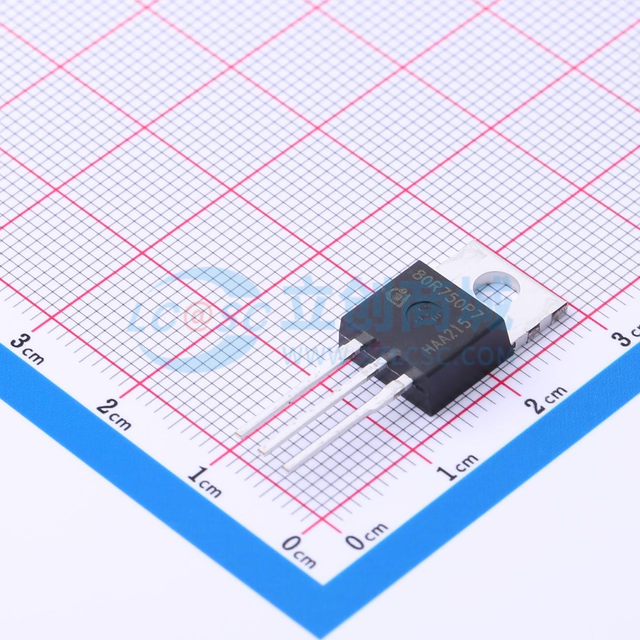 场效应管MOS IPP80R750P7XKSA1 TO-220-3 800V 7A Infineon(英飞