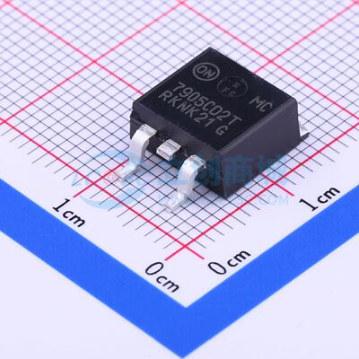 线性稳压器(LDO) MC7905CD2TR4G TO-263-2 原装 电子元器件配单