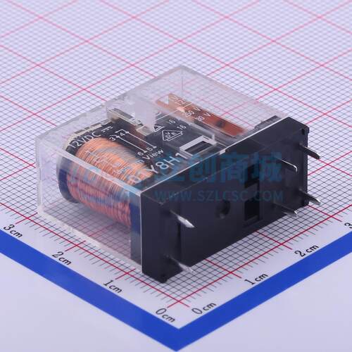 功率继电器 G2R-1A-E DC12 DIP,12.6x28.6mm 12V 电子元器件配单