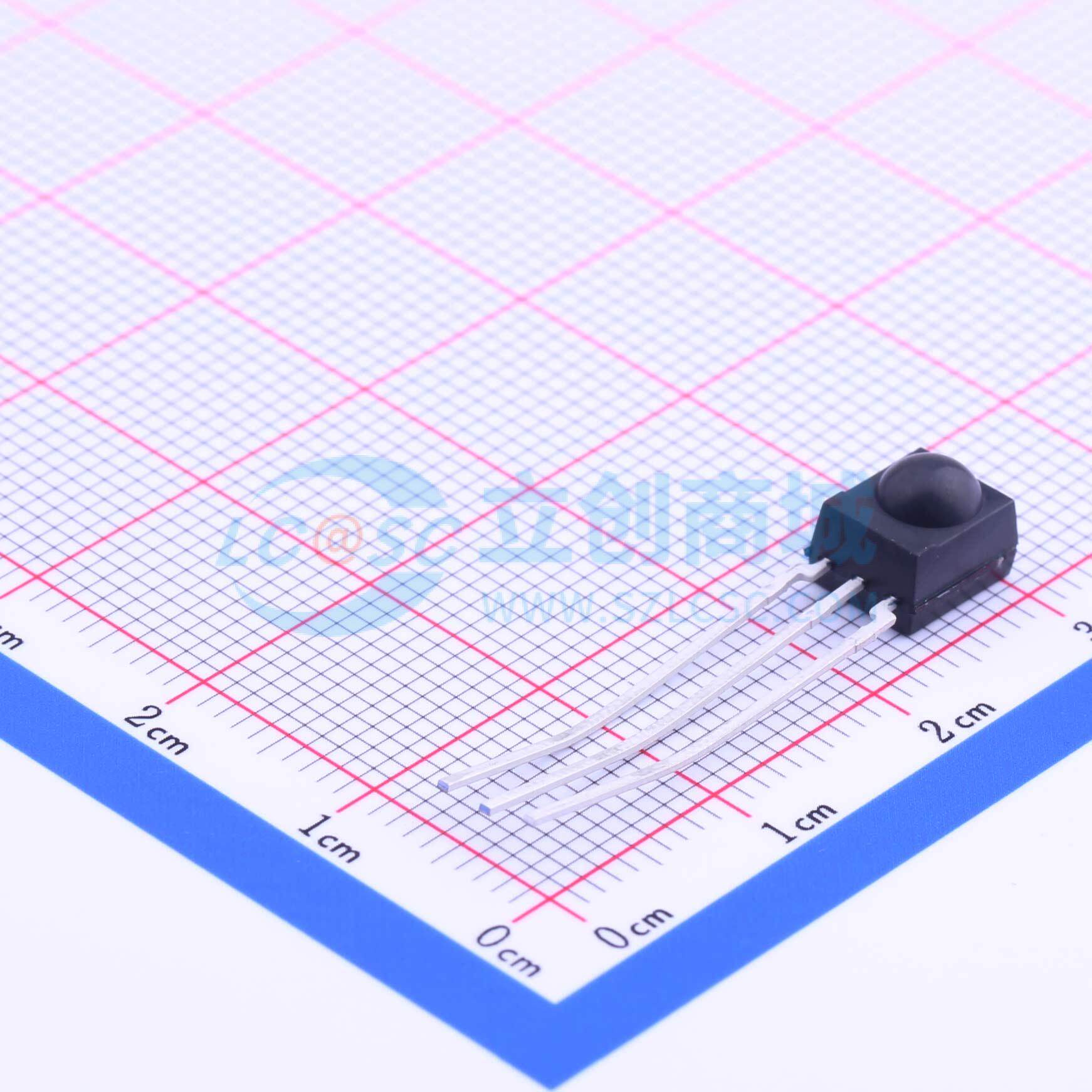 红外遥控接收头(IRM) TSOP4138 SIP-3-2.54mm 45m 电子元器件配单