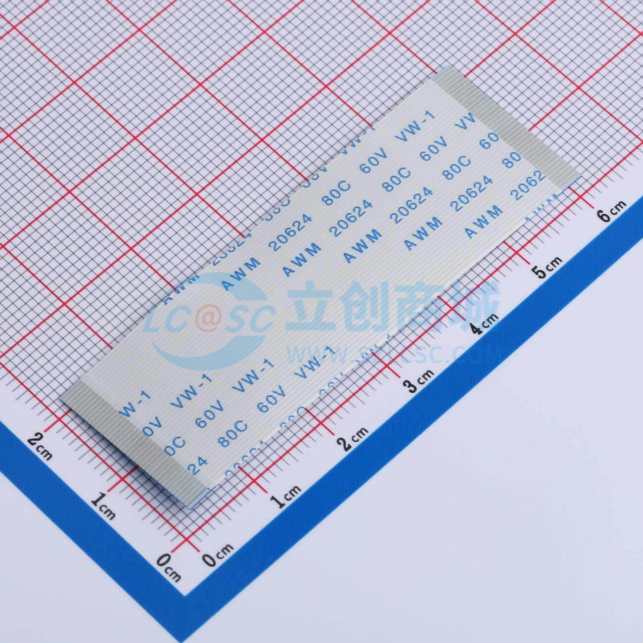 FFC连接线 JS05A-40P-060-3-4 P=0.5mm 40P 0.3mm 同向