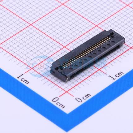 连接器 THD05175-28CL-GF SMD,P=0.5mm,卧贴 翻盖式 28P 下接