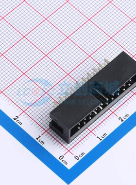 连接器 XDFH-0254-2*10P 插件,P=2.54mm 2x10P