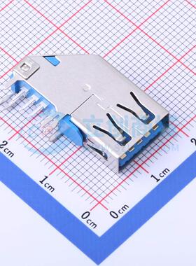 USB连接器 HC-ST-003-03-Z 插件 母 侧插 原装 电子元器件配单