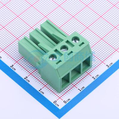 插拔式接线端子 JL5EDGK-76203G01 P=7.62mm 1x3P 电子元器件配单