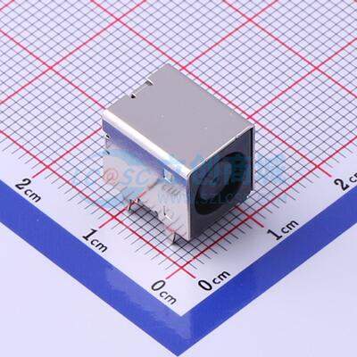 DC电源连接器 DC-071-08A 插件 弯插 0.8mm 7.5mm 电子元器件配单