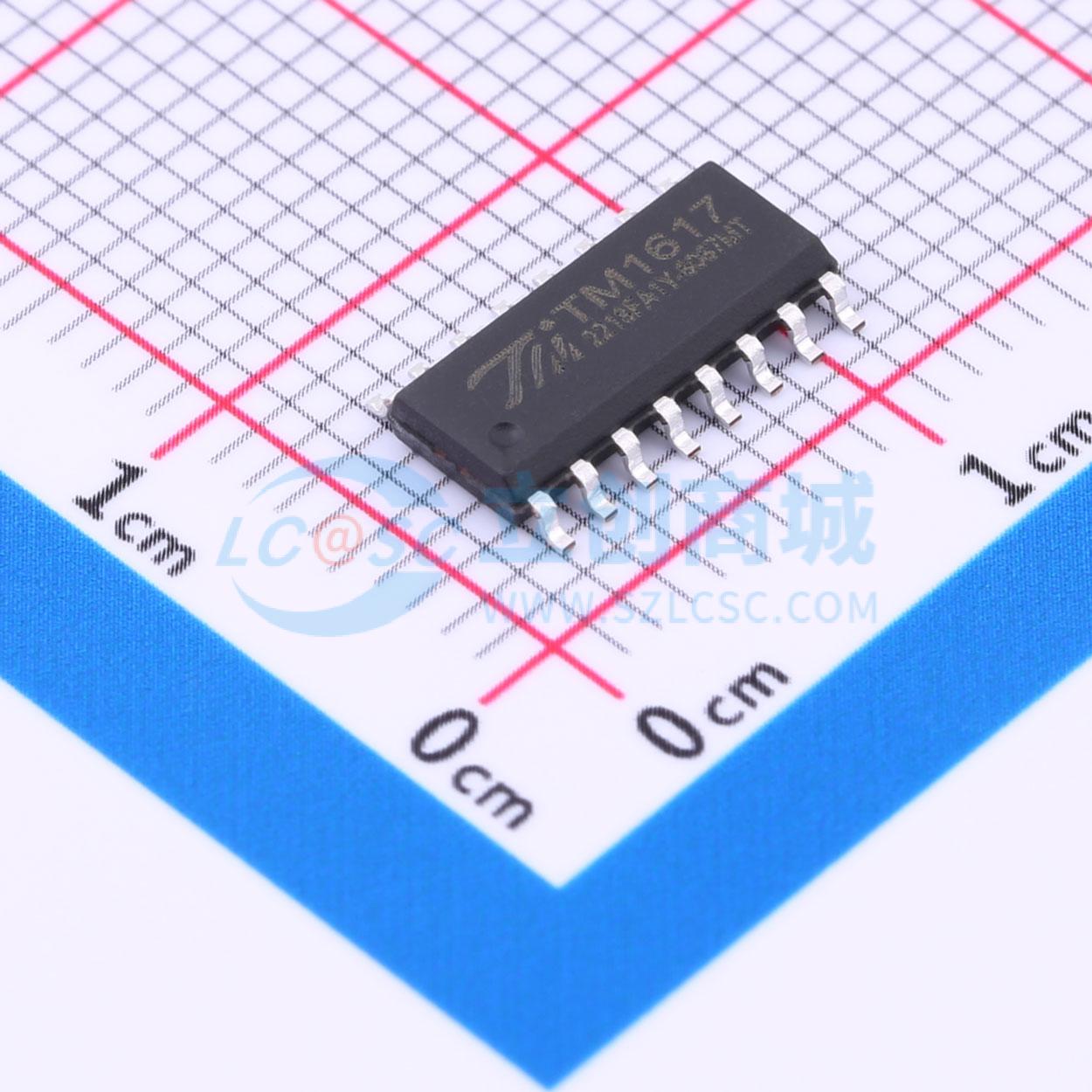 数码管驱动 TM1617(TA1323C) SOP-16 原装正品 电子元器件配单