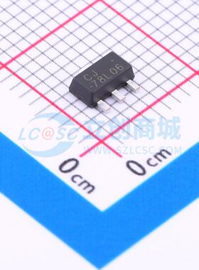 线性稳压器(LDO) CJ78L06 SOT-89-3 原装正品 电子元器件配单