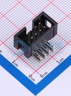 连接器 DS1013-08RSiB-B-0 插件,P=2.54mm 2x4P 简牛座