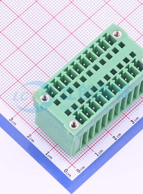 插拔式接线端子 KF2EDGVHM-3.5-2*10P 插件,P=3.5mm 板端/插座-闭