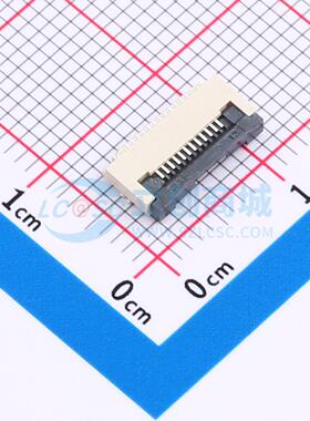 连接器 05A20L12P SMD,P=0.5mm 翻盖式 12P 下接 原装正品