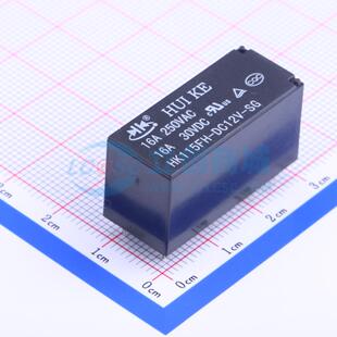 DC12V HK115FH 器件配单 12.7x29.6mm 电子元 插件 功率继电器