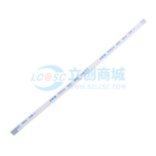 FFC连接线 JS05A-06P-120-4-8 P=0.5mm 6P 0.3mm 同向