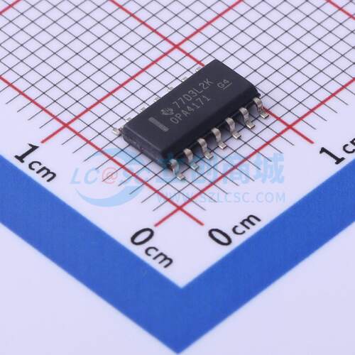 运算放大器 OPA4171AID SOIC-14 原装正品 电子元器件配单