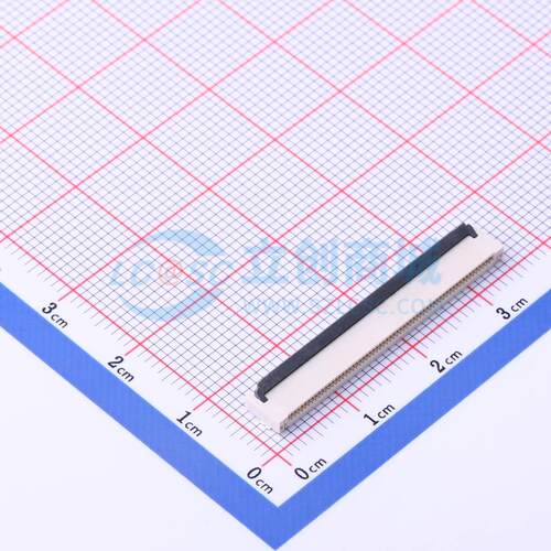 连接器 FPC-05FB-60PH20 SMD,P=0.5mm,卧贴 翻盖式 60P 双侧触点/