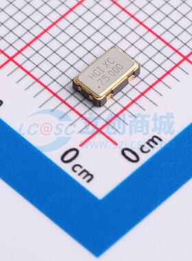有源晶振 1553H4-75000GWVDTSTL SMD5032-4P 75MHz ±10ppm 原装