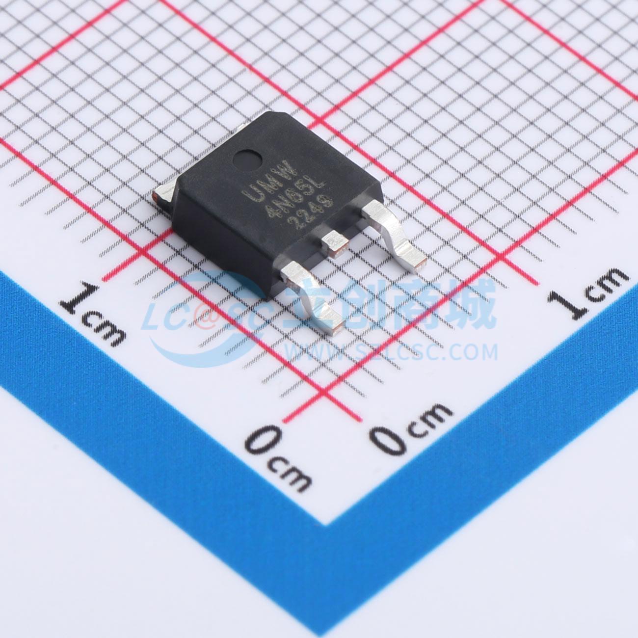 场效应管(MOSFET) 4N65L TO-252 UMW(友台半导体) 电子元器件配单