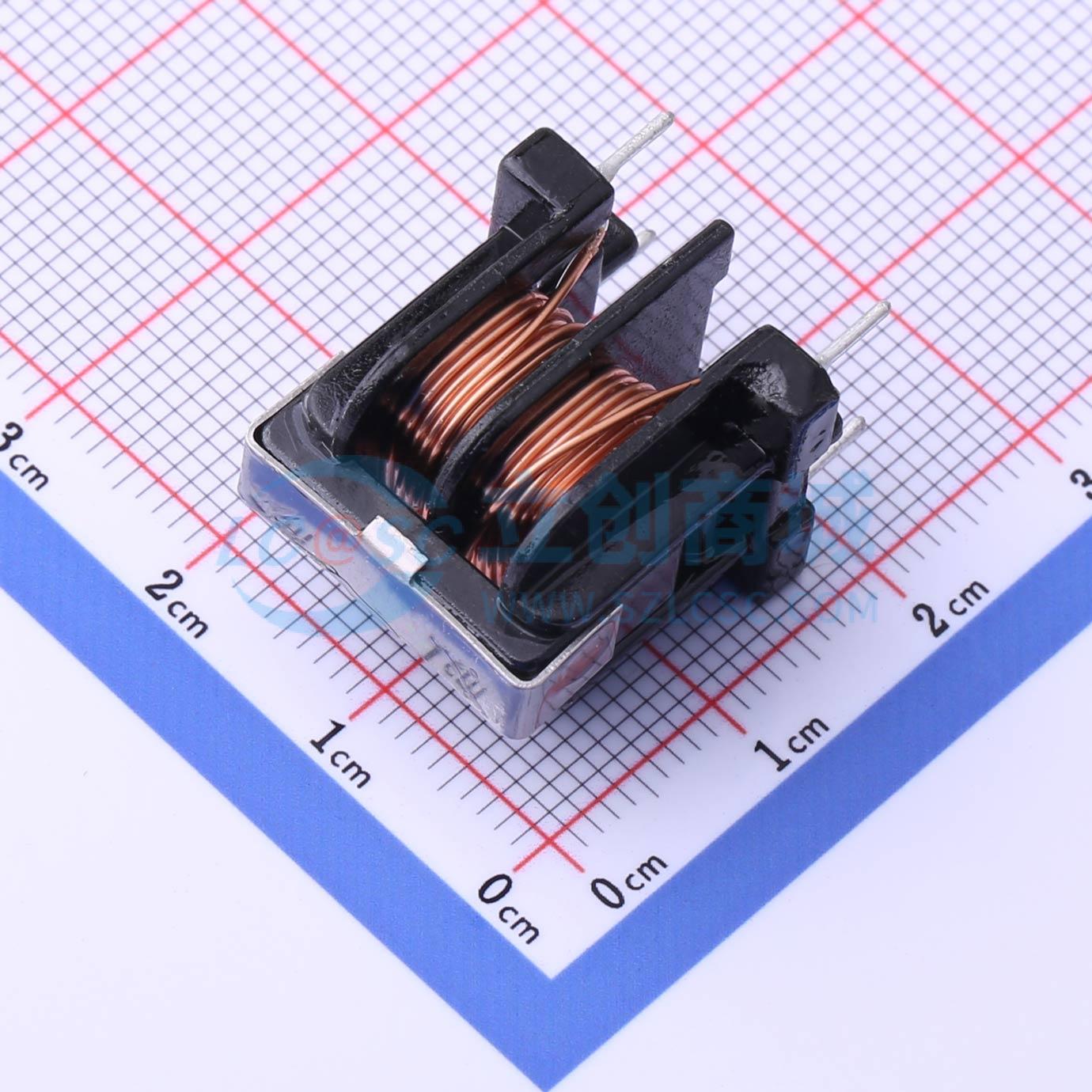 共模滤波器 PDUUAT105-502MLN 插件,19.5x18x23mm 5mH@1kHz 原装