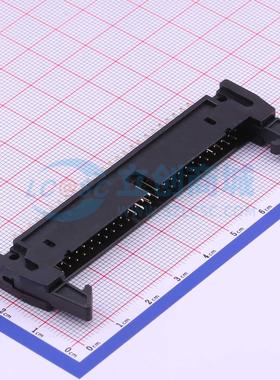 连接器 331050SG0ABLA02 插件,P=2.54mm 2x25P 牛角扣