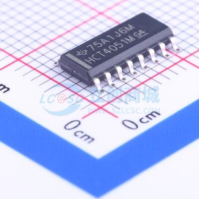 模拟开关/多路复用器 CD74HCT4051M SOIC-16 原装 电子元器件配单