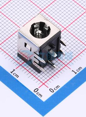 DC电源连接器 ZX-DC-WC26.45 插件 弯插 2mm 6.45mm 电子元器件