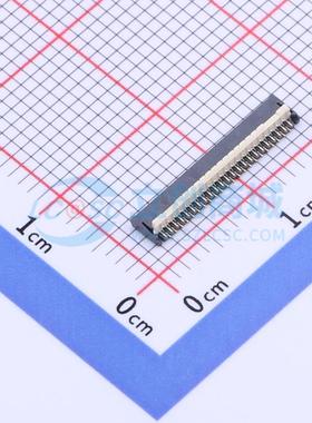 连接器 AYF334535 SMD,P=0.3mm,卧贴 翻盖式 45P 双侧触点/上下接