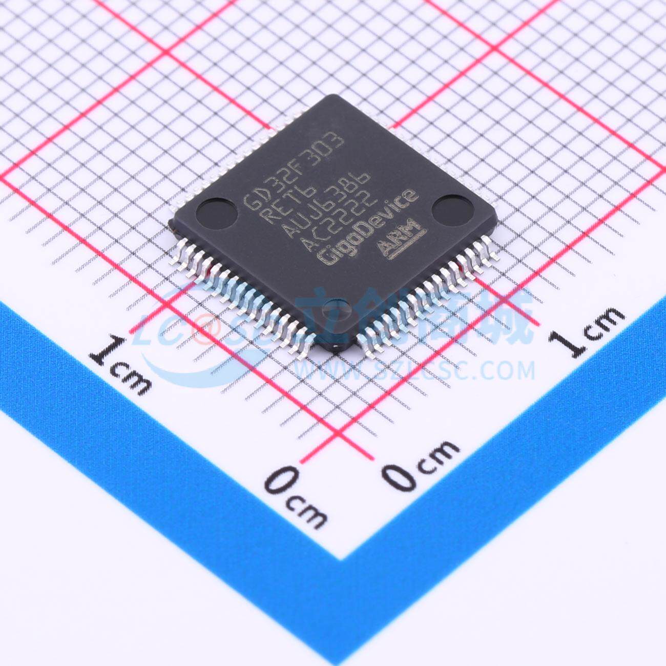 单片机(MCU/MPU/SOC) GD32F303RET6 LQFP-64(10x10) 电子元器件