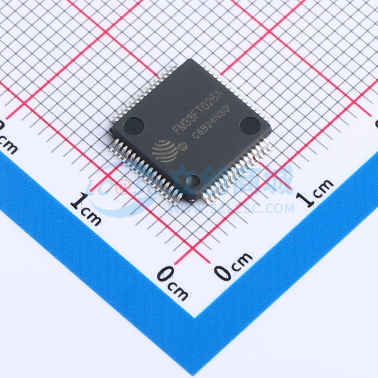 单片机(MCU/MPU/SOC) FM33FT026A LQFP-64(10x10) 电子元器件配单